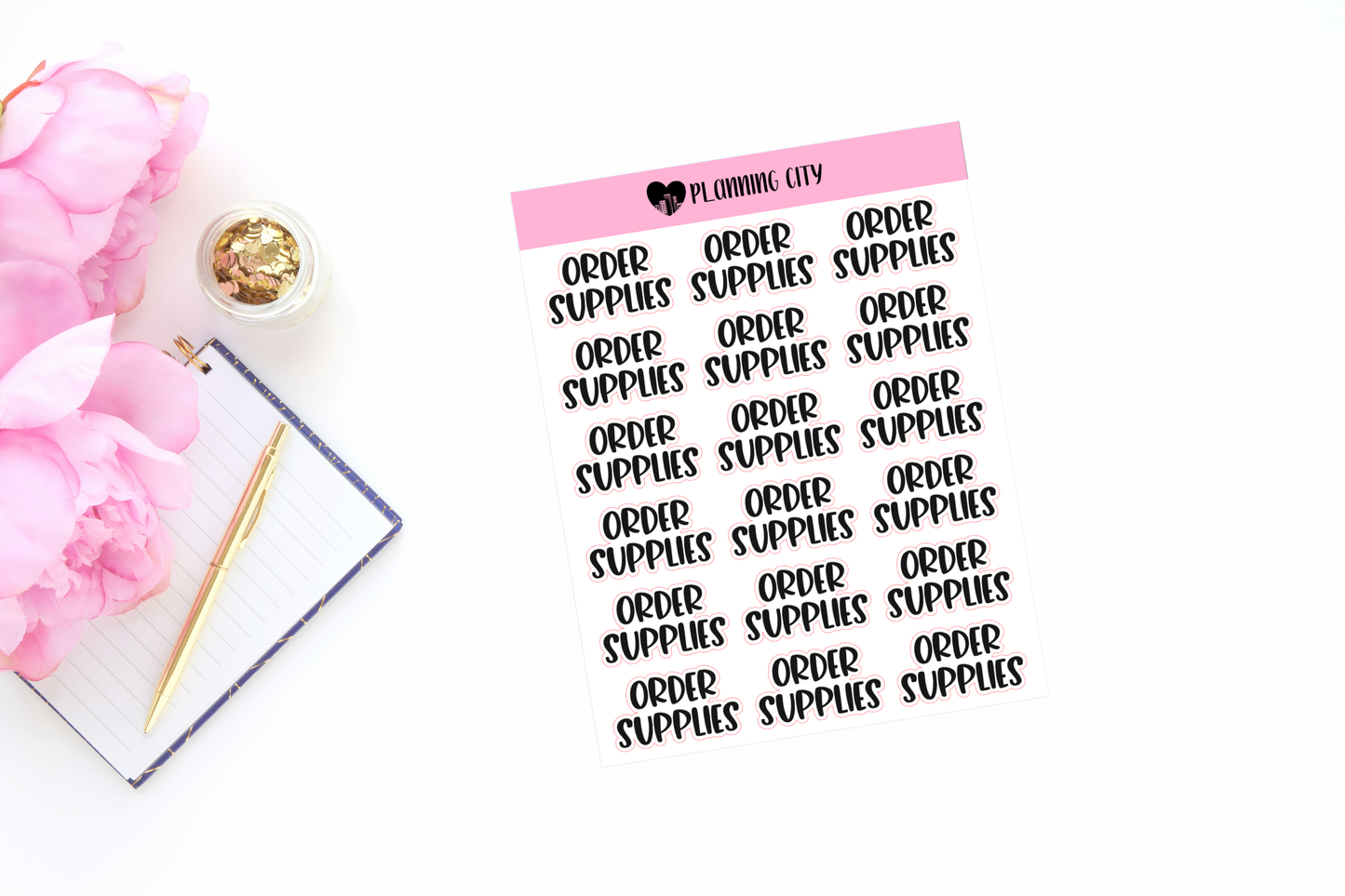 Order Supplies II Foiled Word