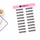 Referrals II Foiled Word