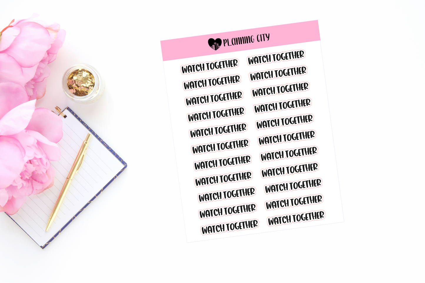 Watch Together II Foiled Word