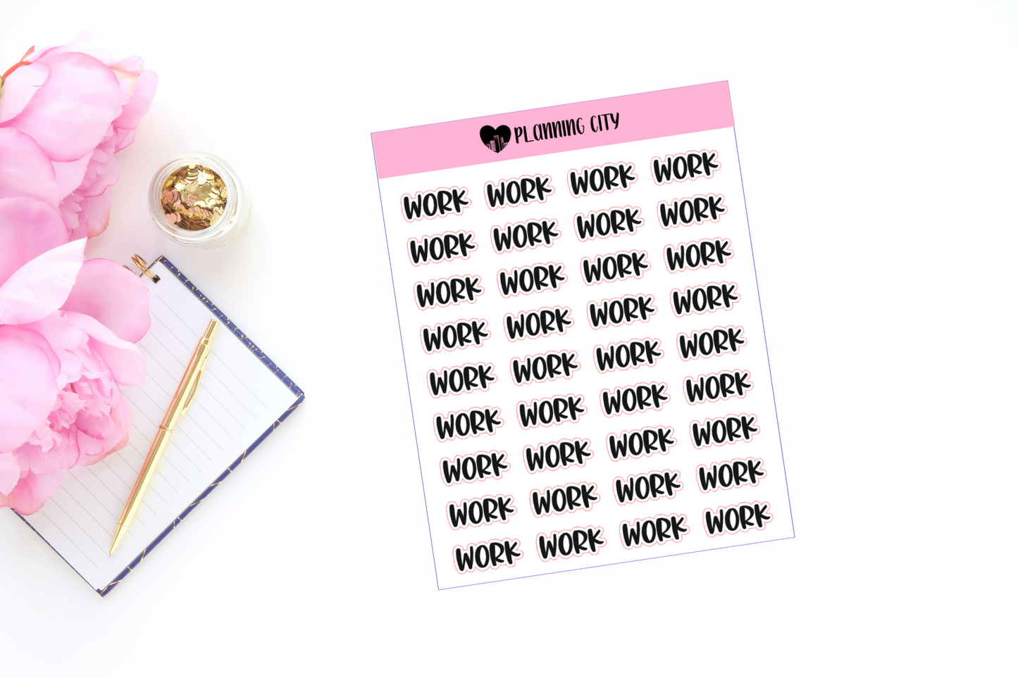 Work II Foiled Word
