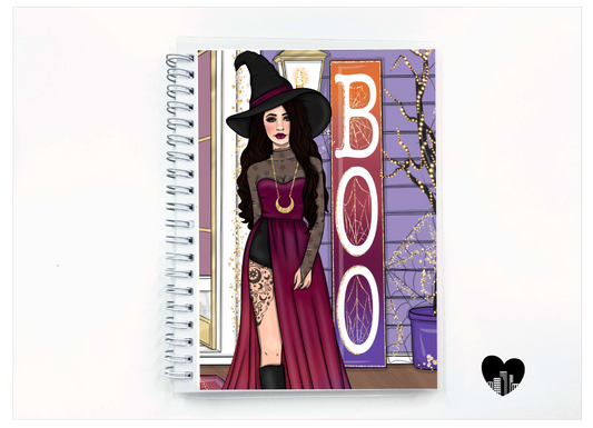 Midnight Witch Reusable Sticker Book