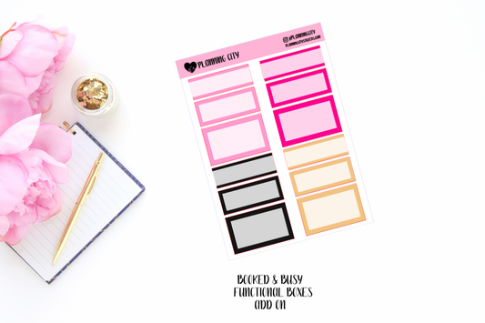 Booked & Busy Functional Boxes Add on