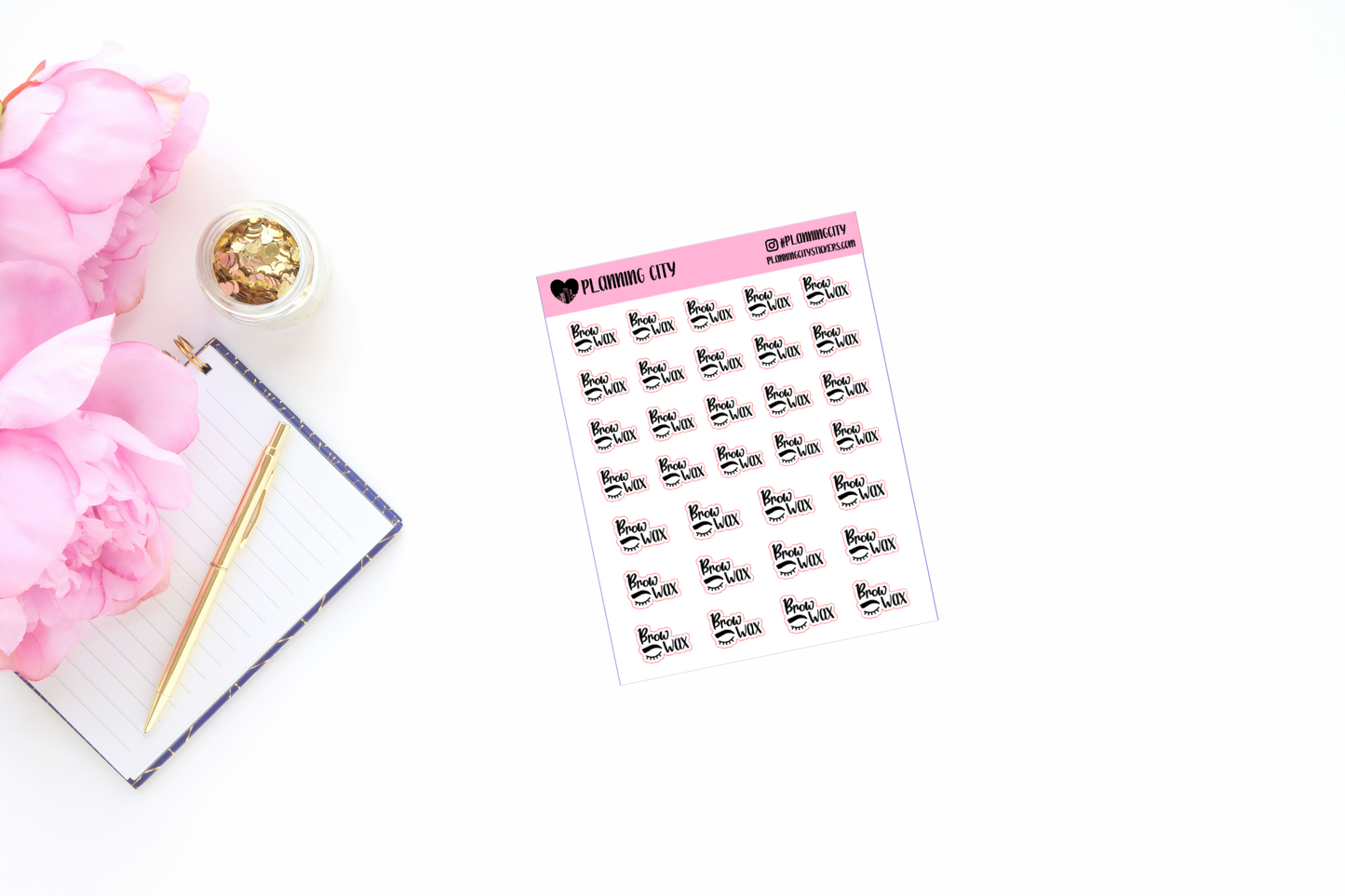 Brow Wax II Foiled Word