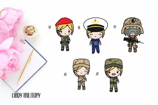 Cindy Military Girl