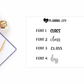 Class II Foiled Word