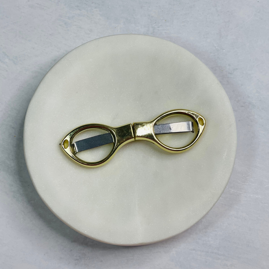 February Sub-Box Gold Folding Mini Scissors