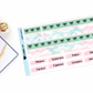 Easter Sweets Bow Foiled Washi & Date Covers Add on