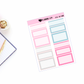Feel The Rain Functional Boxes Add on Planner Stickers
