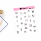 Doodle Icon Sampler V1 II Foiled Icon
