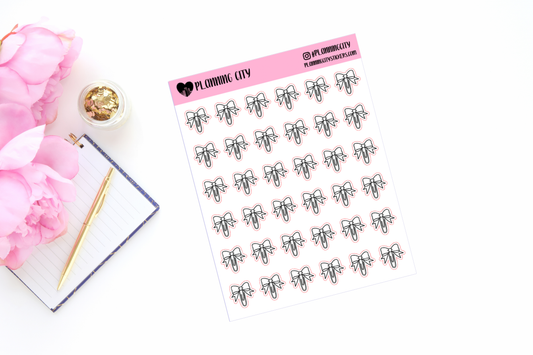 Bow Paperclip II Foiled Icon