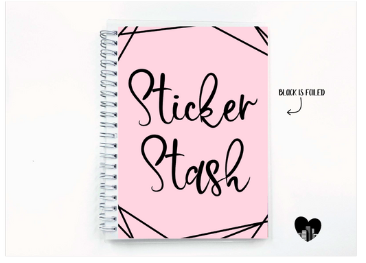 Foiled Sticker Stash Reusable Sticker Book