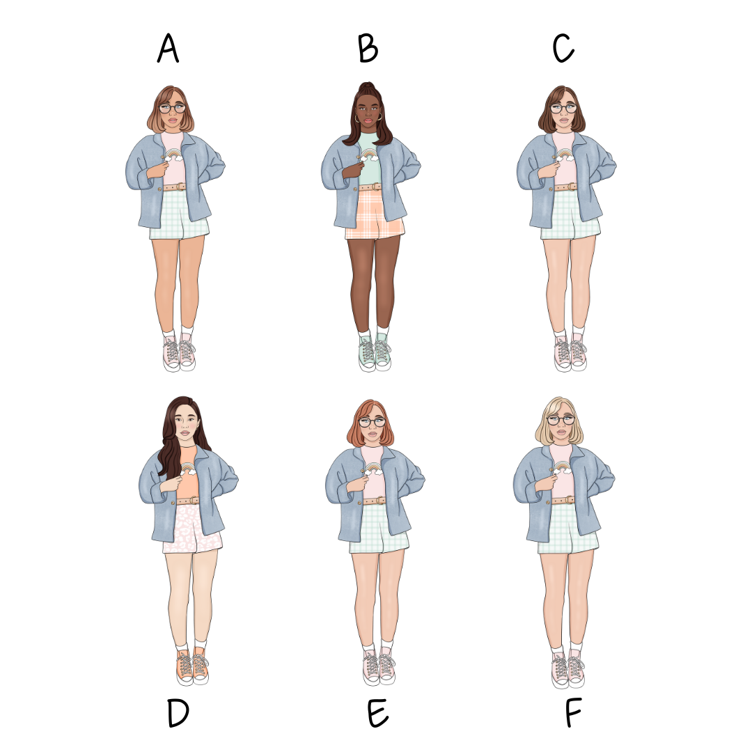 School Cutie II Full Cover Sticker (Month / No Month Option)