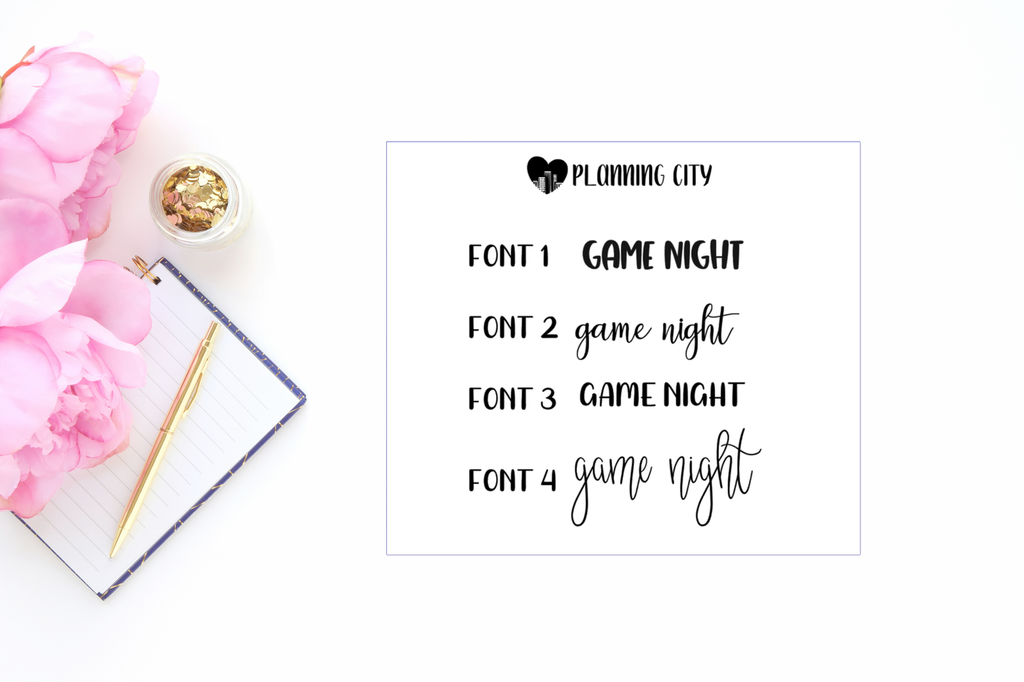 Game Night II Foiled Word