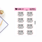 Online Shopping Spree Clear II  Hand Lettered Foiled Word