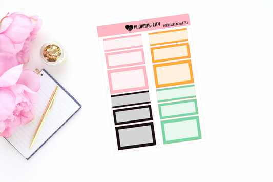 Halloween Sweets Functional Boxes Add on Planner Stickers