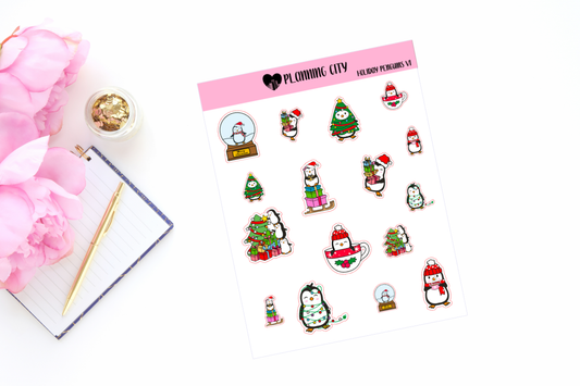 Holiday Penguins V1