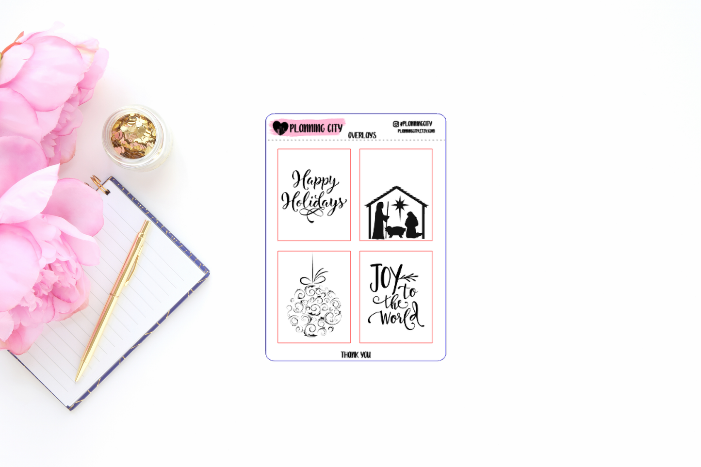 Holiday II Foiled Overlay