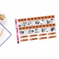 Homebound Foiled Washi & Date Covers Add on Planner Stickers