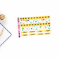 I Love Dad Bow Foiled Washi & Date Covers Add on