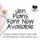 Custom Lettering Planner Sticker