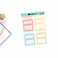 Lake Time Functional Boxes Add on Planner Stickers