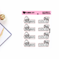 Layla Cancelled/ Reschedule 016 Clear II Foiled Icon