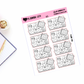 Sick Day Flat Lay 025 II Foiled Icon