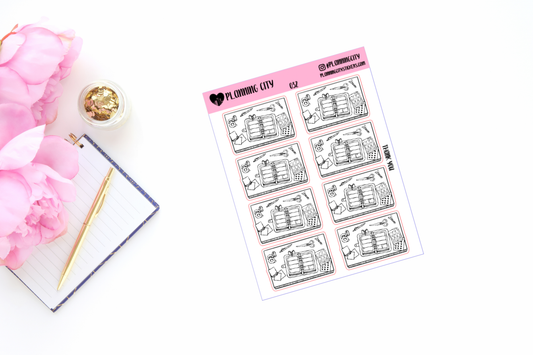 Planning Time Flat Lay 032 II Foiled Icon