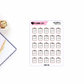 Layla's Planner Clear Foiled
