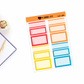 Love Wins Functional Boxes Add on Planner Stickers