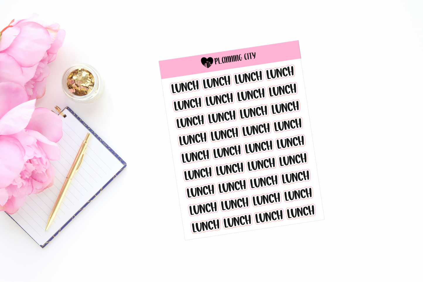 Lunch II Foiled Word