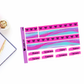 Ohana Bow Foiled Washi & Date Covers Add on