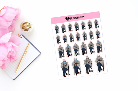 Oh my Mittens Stickers (Bernie)