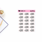 Organize Stickers II Foiled Word