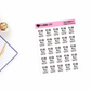 Plan Next Week II Foiled Word