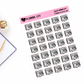 Planning/ Journaling Time II Foiled Icon