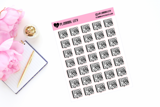 Planning/ Journaling Time II Foiled Icon