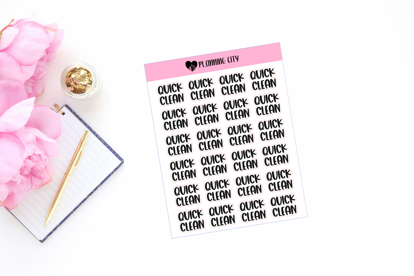 Quick Clean II Foiled Word