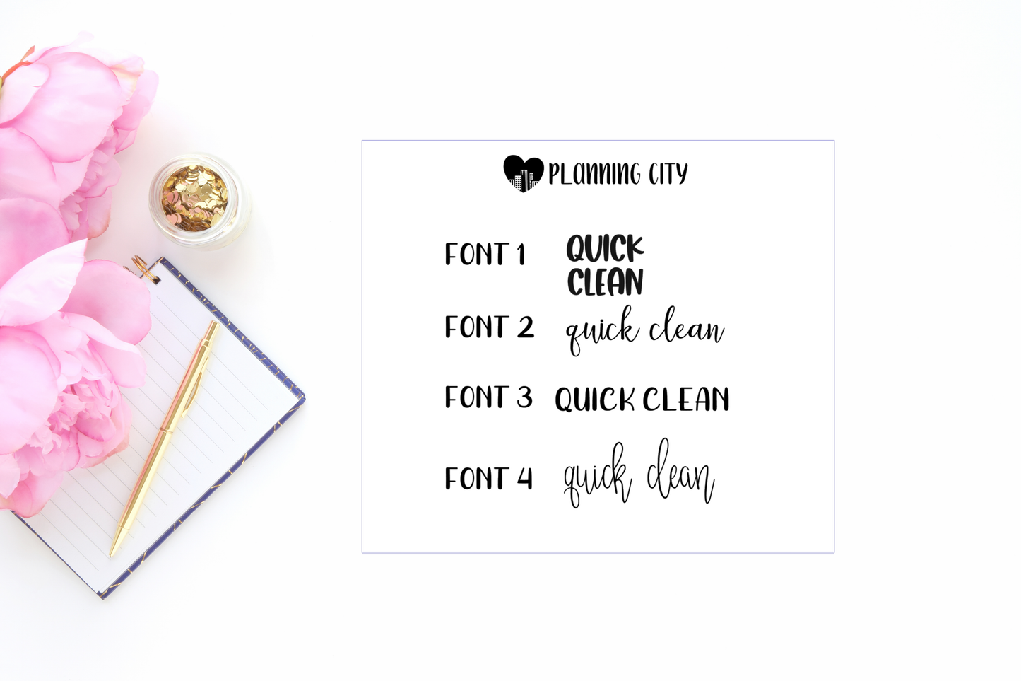 Quick Clean II Foiled Word