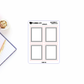 Simple Double Line II Foiled Overlay