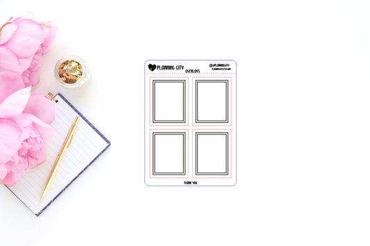 Simple Double Line II Foiled Overlay
