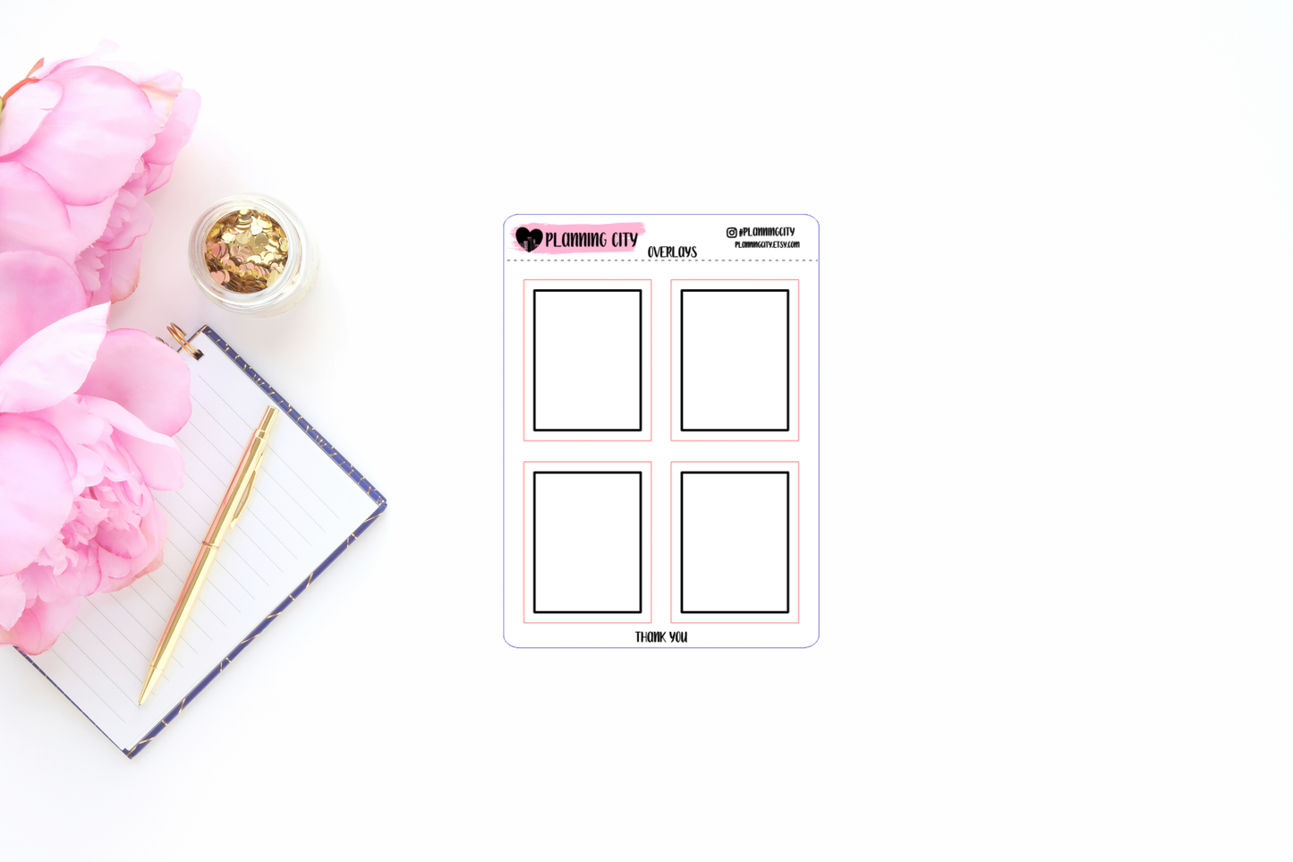 Simple Line II Foiled Overlay