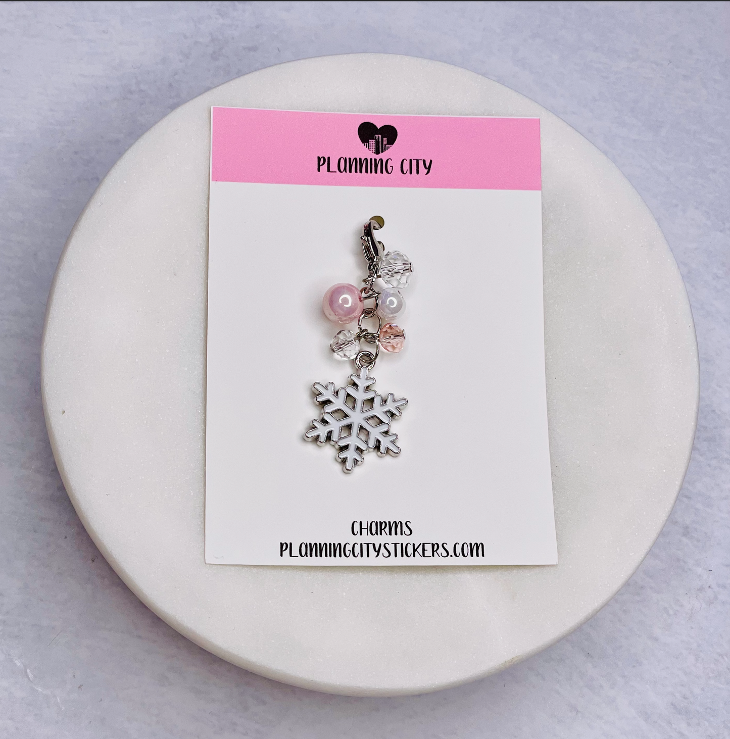 Snowflake Planner Charms