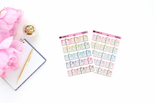 Spiral Planner Flat Lay
