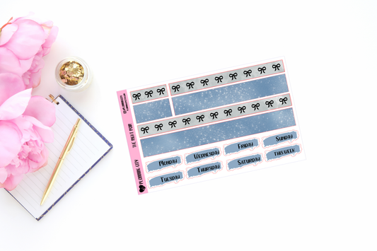 The Right Pair Bow Foiled Washi & Date Covers Add on