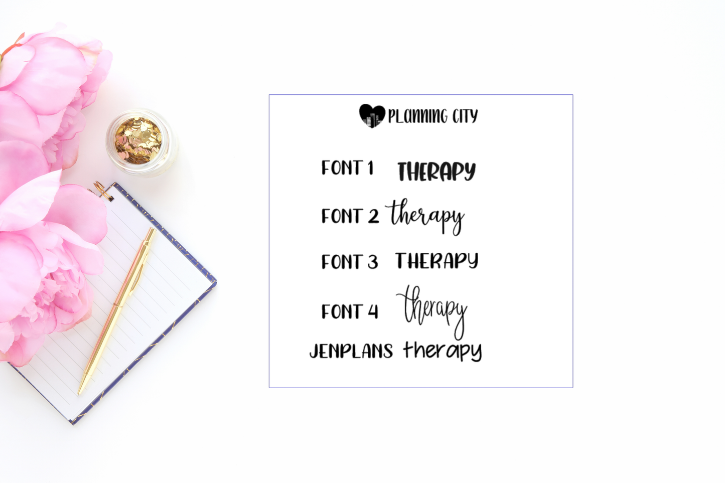 Therapy II Foiled Word