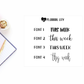 This Week II Foiled Word