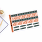 Vintage Rainbow Bow Foiled Washi & Date Covers Add on