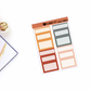 Vintage Rainbow Functional Boxes Add on Planner Stickers