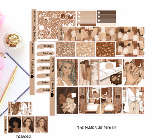 The Nude Edit Mini Weekly Kit